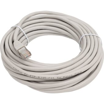  Патч-корд Cabeus PC-FTP-RJ45-Cat.5e-10m экранированный, серый 