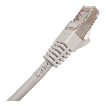  Патч-корд Cabeus PC-FTP-RJ45-Cat.5e-10m экранированный, серый 