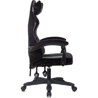  Кресло Knight Wolf серый/черный крестов. пластик 