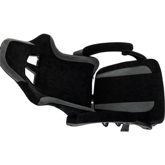  Кресло Knight Wolf серый/черный крестов. пластик 