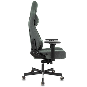  Кресло Knight Hunter Alfa 44 серый искусственная замша крестов. металл 