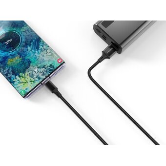  Кабель Smartbuy iK-12-S14b MicroUSB черный 