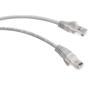  Патч-корд Cabeus PC-UTP-RJ45-Cat.5e-3m неэкранированный, серый 