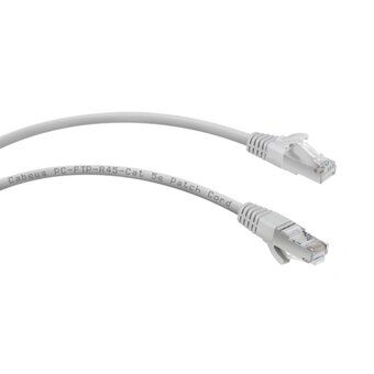  Патч-корд Cabeus PC-FTP-RJ45-Cat.5e-0.5m экранированный, серый 