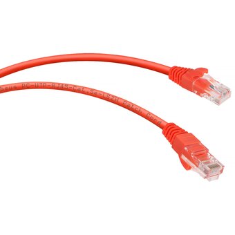  Патч-корд Cabeus PC-UTP-RJ45-Cat.5e-3m-RD неэкранированный, красный 
