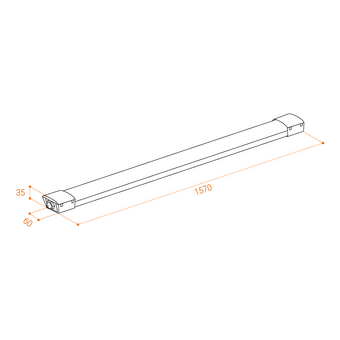  Светильник светодиодный WOLTA WPL48-4K150-01 45Вт 4000К IP65 