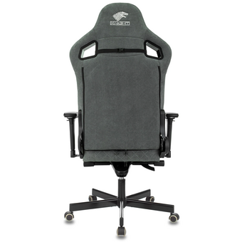  Кресло Knight Hunter Alfa 44 серый искусственная замша крестов. металл 