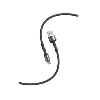  Кабель Smartbuy iK-12-S26bg MicroUSB черн/серый 