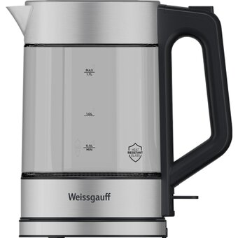  Электрочайник Weissgauff WK 1720 EcoGlass Inox 