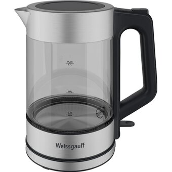  Электрочайник Weissgauff WK 1720 EcoGlass Inox 