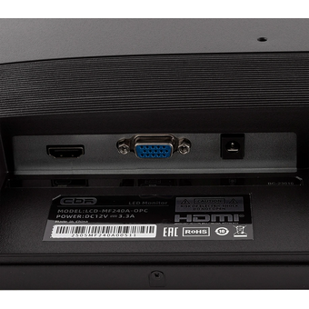  Монитор CBR LCD-ME2408-OPC черный 