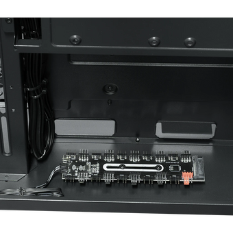  Корпус XASTRA QR500M 3ARGB C10-UC (QR500M-3FM12A-C10-UC) Black mATX/Aquarium/ 2 Curve Glass/3x120mm ARGB PWM FM fans/ Argb+PWM HUB 10port /Type-C 