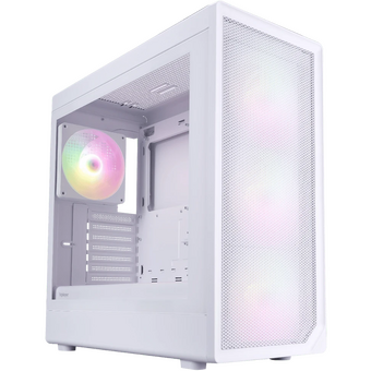  Корпус 1STPLAYER AU8 ARGB White (AU8-WH-4FE7-14-W) / E-ATX / 4x140mm ARGB fans 