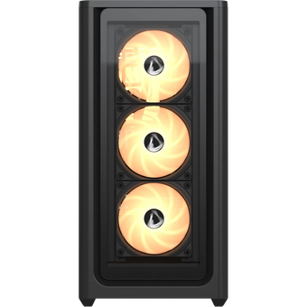  Корпус Formula V Line Air Power G9 Duo PA Black, ATX, Type-C*1, USB3.0*2, MESH/Glass Front Panel, Front 3x Performance ARGB, Rear 1x Performance ARGB 