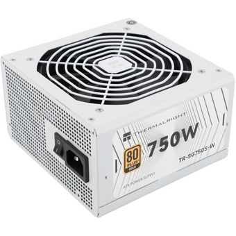  Блок питания Thermalright TR-SG 750S-W, 750W 80+ Gold (ATX, 3.1, PCIe 5.1, Non-modular, 1x24(20+4)pin, 1xCPU 8(4+4)pin, 2xPCIe*2 8(6+2)pin) 