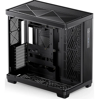  Корпус JONSBO TK-4 Black, TG (aquarium), mini-ITX, mATX, ATX, черный 