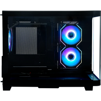  Корпус XASTRA QR500M 3ARGB C10-UC (QR500M-3FM12A-C10-UC) Black mATX/Aquarium/ 2 Curve Glass/3x120mm ARGB PWM FM fans/ Argb+PWM HUB 10port /Type-C 