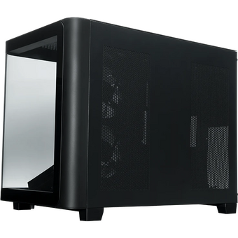  Корпус XASTRA QR600M 6ARGB C10-UC (QR600M-6FM12A-C10-UC-L) Black mATX/Aquarium/Curve Glass/Led Strip/6x120mm ARGB PWM FM fans/ Argb+PWM HUB 10port 