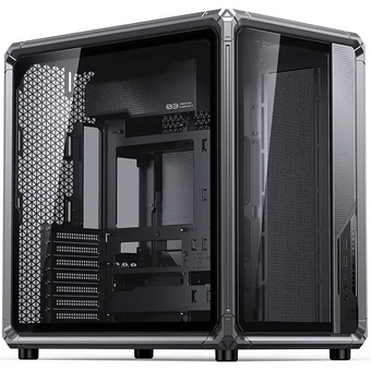  Корпус JONSBO X400 Gray, TG (aquarium), mini-ITX, mATX, ATX, серый 