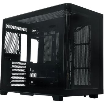  Корпус XASTRA QR600 0F-UC (QR600-0F-UC-L) Black ATX/Aquarium/Curve Glass/Led Strip/No fans/Type-C 