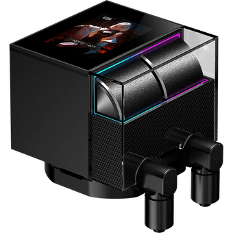  СВО PcCooler DS360 Display ARGB (DS360-BKAWXY-GL) Soc-AM5/AM4/1200/1700/1851 черный 4-pin 39.8dB Al LCD 310W Ret 