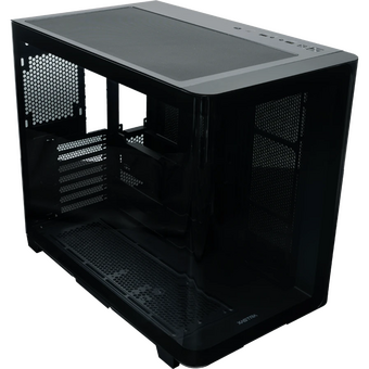  Корпус XASTRA QR600 0F-UC (QR600-0F-UC-L) Black ATX/Aquarium/Curve Glass/Led Strip/No fans/Type-C 