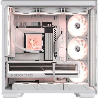  Корпус Formula V Line Crystal Z7 PA White, ATX, Type-C*1, USB3.0*1, Front+Side Glass, Side 3x Performance ARGB, Rear 2x Performance ARGB 