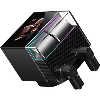  СВО PcCooler DS360 Display ARGB (DS360-BKAWXY-GL) Soc-AM5/AM4/1200/1700/1851 черный 4-pin 39.8dB Al LCD 310W Ret 