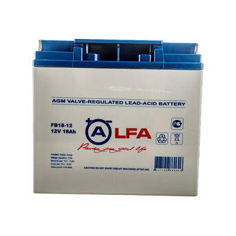  АКБ для ИБП 12В 18Ач AlarmForce FB 18-12, 4.71 кг, (ШхГхВ) 180x75x167 мм (167 с клеммами) 