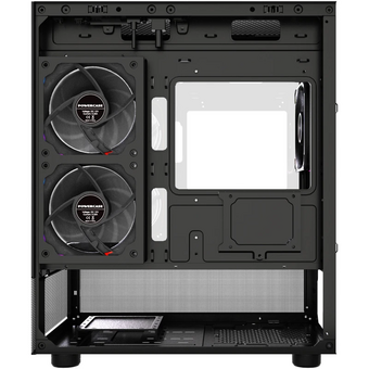  Корпус Powercase Vision Micro M2 ARGB (CVMBM2-A3), Tempered Glass, 3x 120mm ARGB PWM Fan, чёрный, mATX 