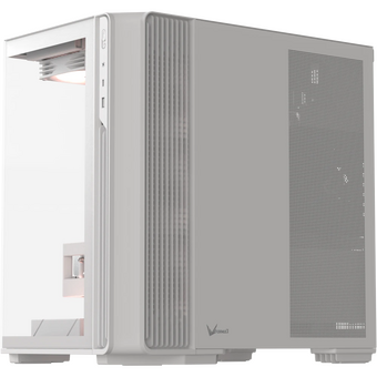  Корпус Formula V Line Crystal Z7 PA White, ATX, Type-C*1, USB3.0*1, Front+Side Glass, Side 3x Performance ARGB, Rear 2x Performance ARGB 