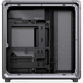  Корпус JONSBO X400 Gray, TG (aquarium), mini-ITX, mATX, ATX, серый 