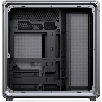  Корпус JONSBO X400 Gray, TG (aquarium), mini-ITX, mATX, ATX, серый 
