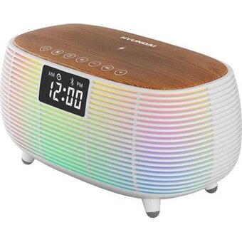  Радиобудильник Hyundai H-RCL231 белый 