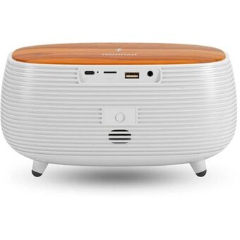  Радиобудильник Hyundai H-RCL231 белый 