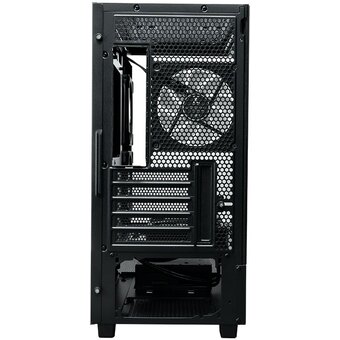  Корпус XASTRA Q400M 5ARGB-C6-UC Black (Q400M-5FM12A-C6-UC) mATX/Aquarium/Screewless/ 5x120mm ARGB PWM FM fans/Argb+PWM HUB 6port/ Type-C 