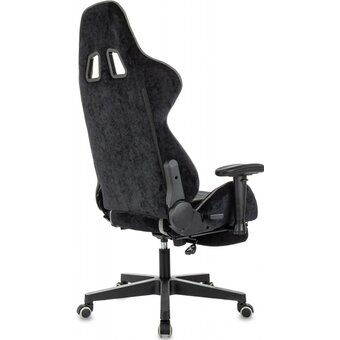  Кресло Zombie Drift/F серый/черный крестов. пластик подст.для ног 