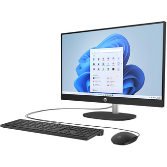  Моноблок HP All-in-One 24-cr0253nh (A0CQ5EA) i5 1335U 1300 МГц/16384 Mb/512 Gb SSD/23.8" FHD 1920x1080/DVD нет/Intel Iris Xe/DOS (Черный) 