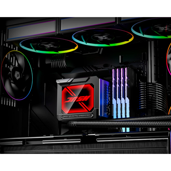  СВО ID-Cooling DL360 Max, ARGB Soc-AM5/AM4/1200/1700/1851 черный 4-pin 14-31.2dB Al LCD 350W Ret 