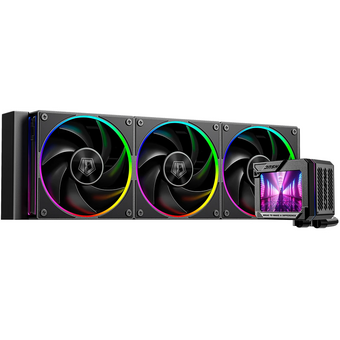  СВО ID-Cooling DL360 Max, ARGB Soc-AM5/AM4/1200/1700/1851 черный 4-pin 14-31.2dB Al LCD 350W Ret 