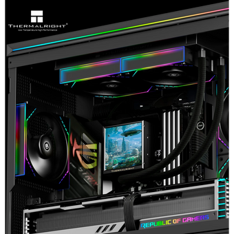  СВО Thermalright Peerless Vision 240 ARGB Black (TRPV240AB) / 2x120mm ARGB PWM Fans 