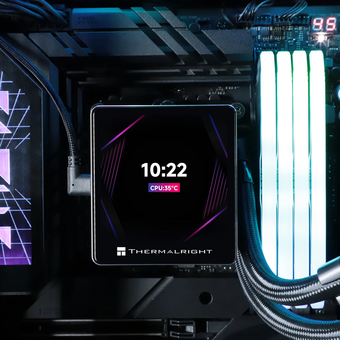  СВО Thermalright Grand Vision 240 ARGB Black (TRGV240AB) / 2x120mm ARGB PWM Fans 