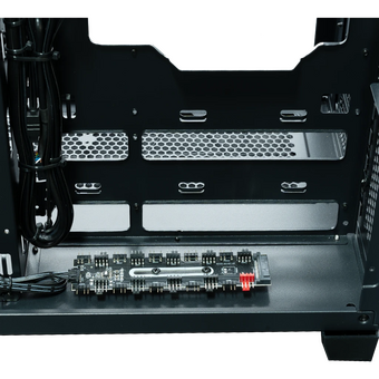  Корпус XASTRA QR600 7ARGB C10-UC (QR600-7FM12A-C10-UC-L) Black ATX/Aquarium/Curve Glass/Led Strip/7x120mm ARGB PWM FM fans/Argb+PWM HUB 10port/ Type-C 