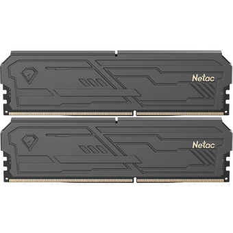  ОЗУ Netac Shadow III, NTSHD4P32DP-32K, DDR 4 DIMM 32Gb (16Gbx2) PC25600, 3200Mhz, CL16 Black, с рад 