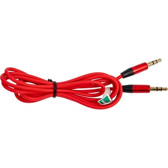  Аудиокабель AUX More choice UK13 3.5mm 1.0м Red 