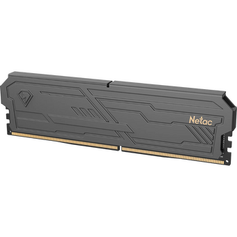  ОЗУ Netac Shadow III, NTSHD4P32DP-32K, DDR 4 DIMM 32Gb (16Gbx2) PC25600, 3200Mhz, CL16 Black, с рад 