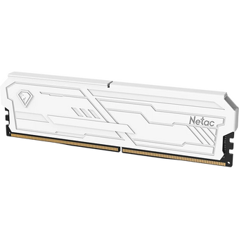  ОЗУ Netac Shadow III, NTSHD4P32DP-32W DDR 4 DIMM 32Gb (16Gbx2) PC25600, 3200Mhz, CL16 White, с рад 