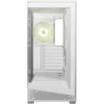  Корпус MSI Mag Pano 130R PZ White (306-7G32W21-HH9) 2xUSB 3.2 Gen 1, 1xUSB 3.2 Gen2 Type-C, 3x120mm ARGB Reverse Blade Fan, 1x120mm ARGB Fan 