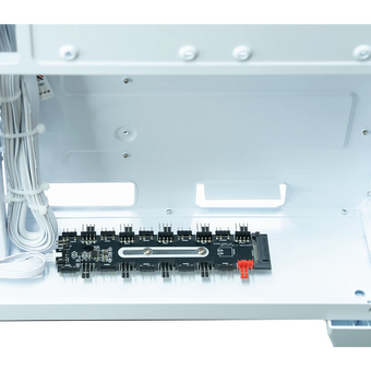  Корпус XASTRA QR600M 6ARGB C10-UC (QR600M-6FM12A-C10-UC-L-WH) White mATX/Aquarium/ Curve Glass/Led Strip/6x120mm ARGB PWM FM fans/ Argb+PWM HUB 10port 