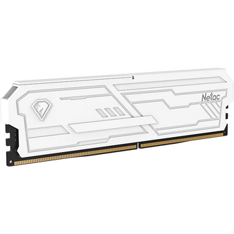  ОЗУ Netac Shadow III, NTSHD4P32DP-32W DDR 4 DIMM 32Gb (16Gbx2) PC25600, 3200Mhz, CL16 White, с рад 